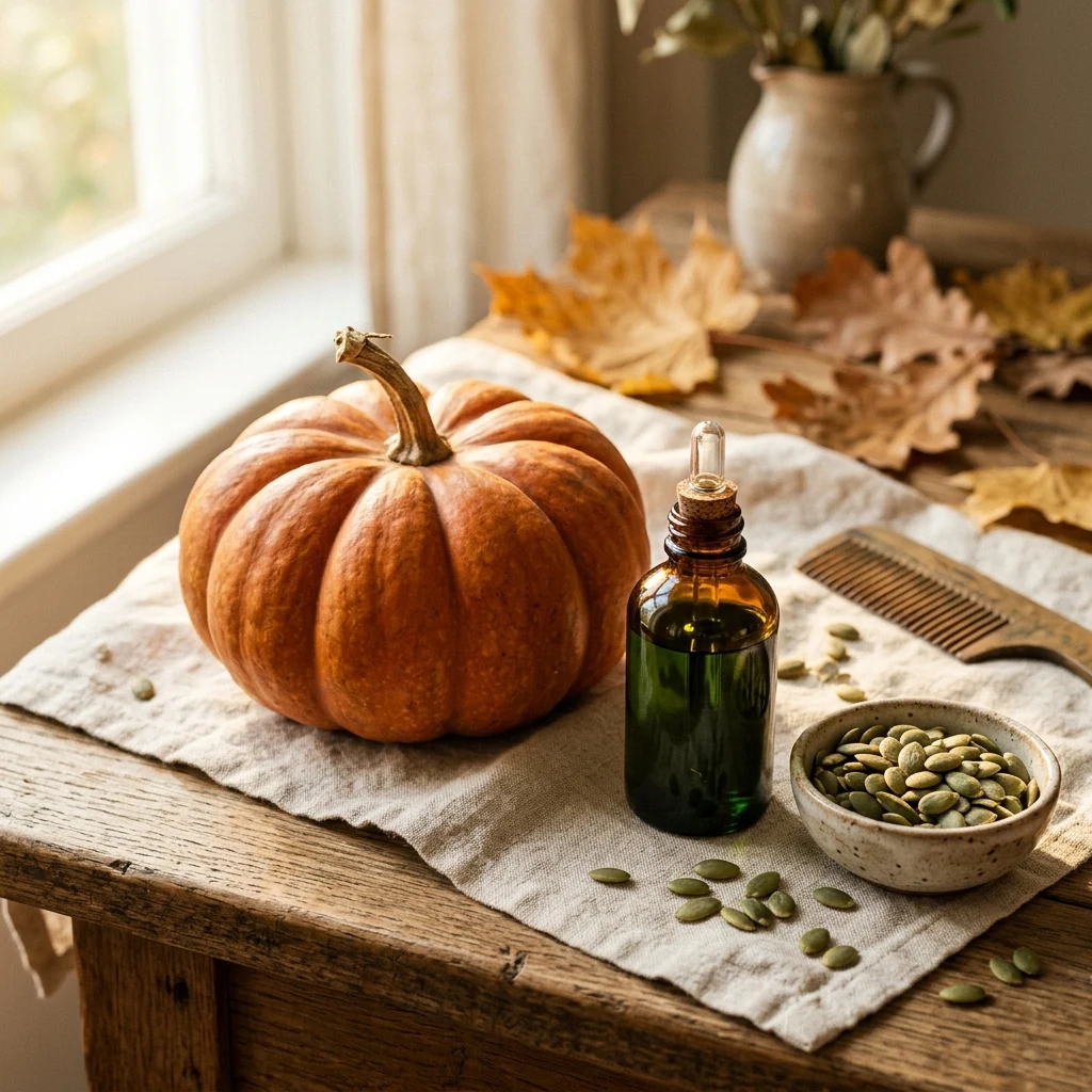Caduta dei capelli in autunno: olio di zucca, DHT, tiroide e metabolismo. Cosa dice davvero la fisiologia